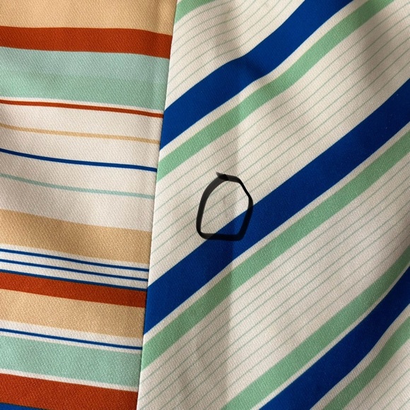 BLACK HALO Women's Size 18 Jodee In Frosty Stripe Mini Sheath Dress - Picture 9 of 10